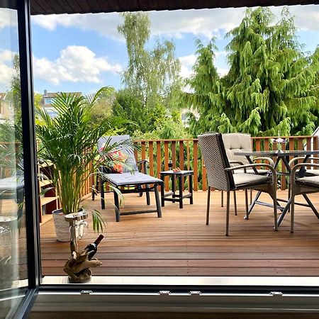 Terrassenwohnung Mit Gartenblick ゾーリンゲン エクステリア 写真