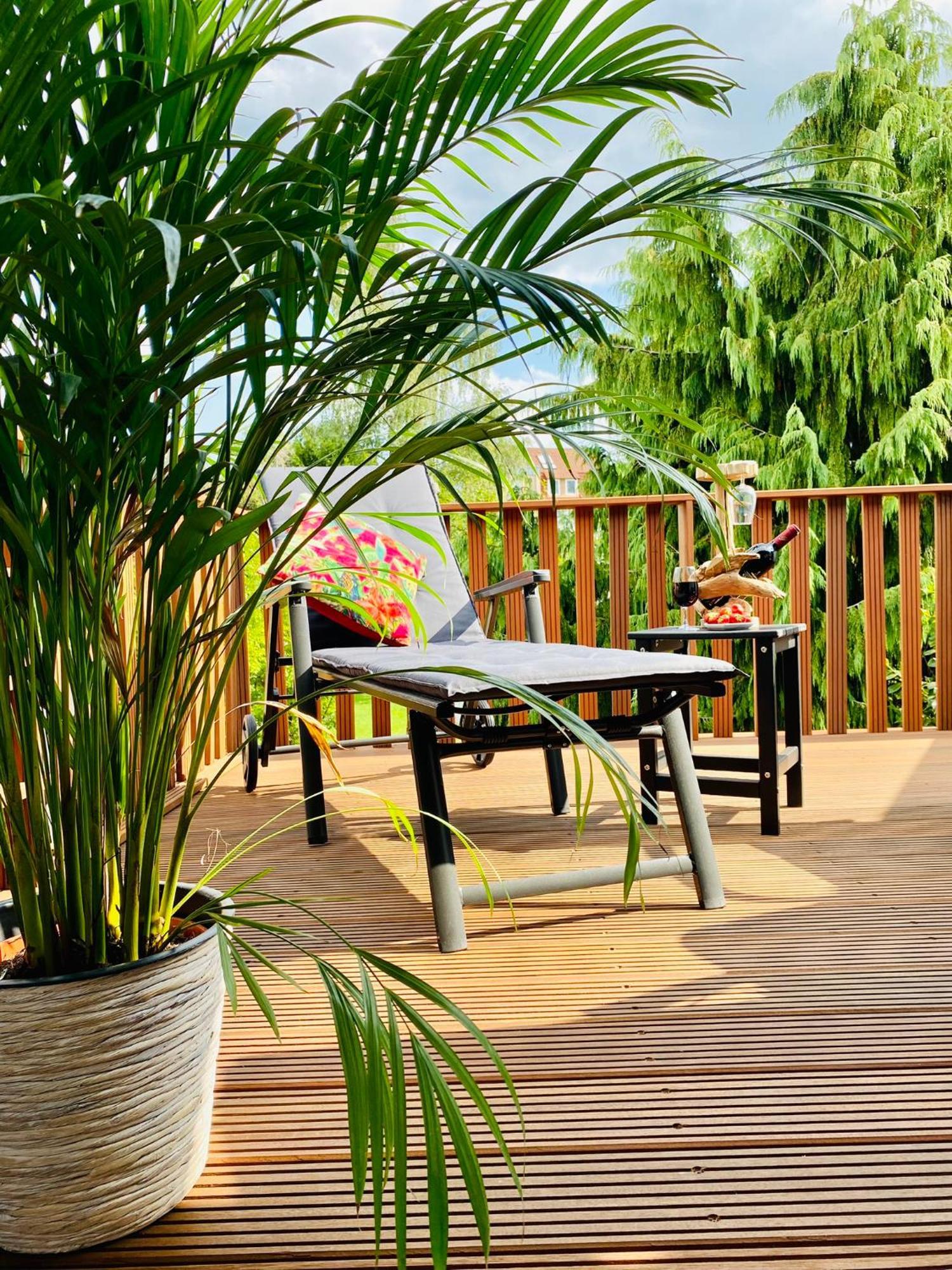 Terrassenwohnung Mit Gartenblick ゾーリンゲン エクステリア 写真